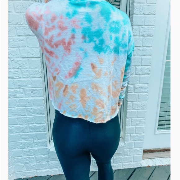 Cropped tie dye sweater sheisbtq - Picture 2 of 7